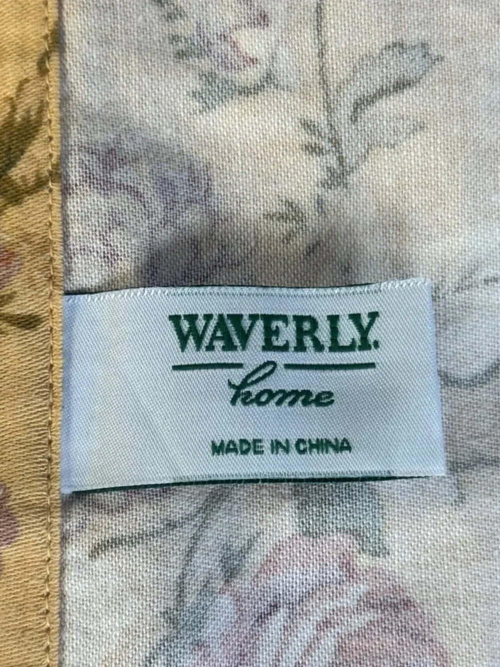 Waverly Sonata Rose Floral Harbor House 100% Cotton 19